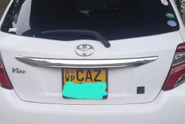 Toyota Vitz White Car 2015